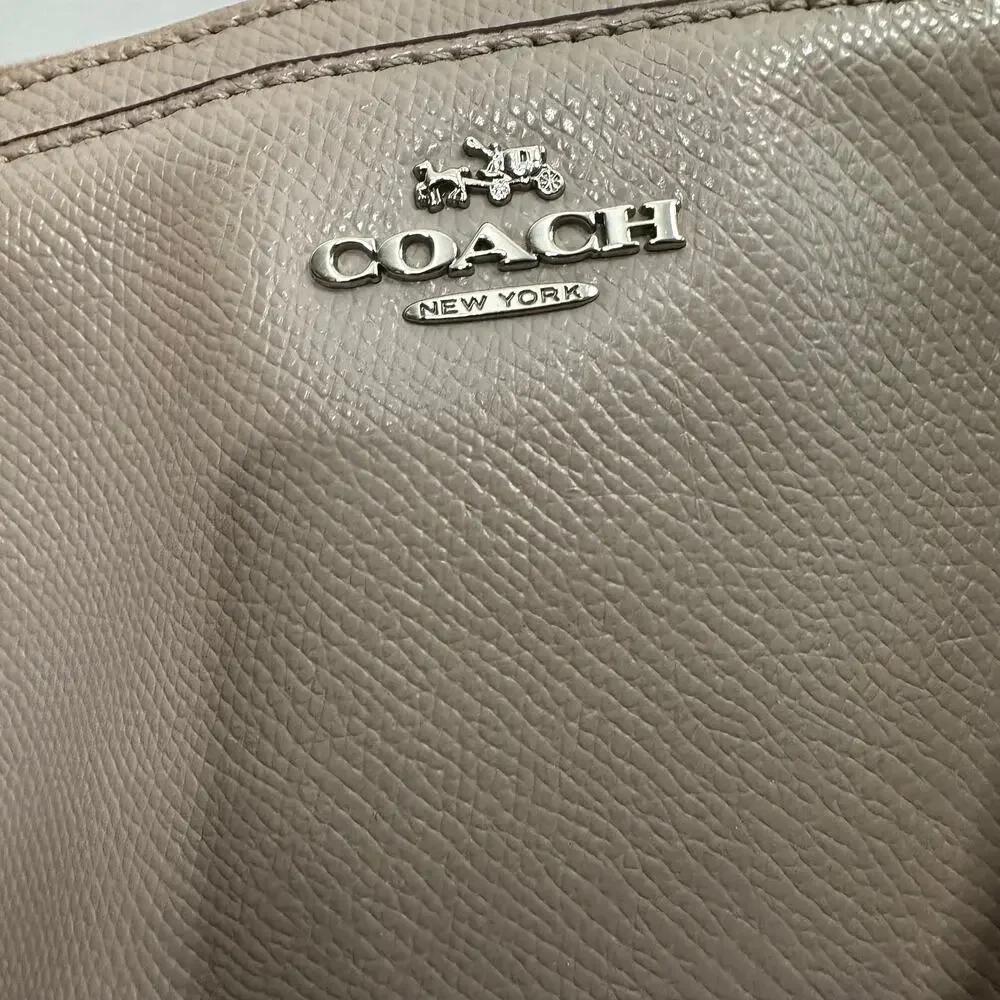 Coach Christie Carryall Tan Purse Satchel Crossbody Handbag